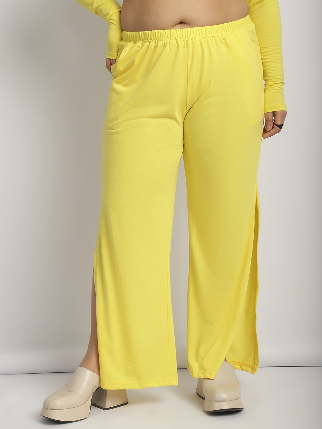 Rock Candy Flare Pants : Yellow Color