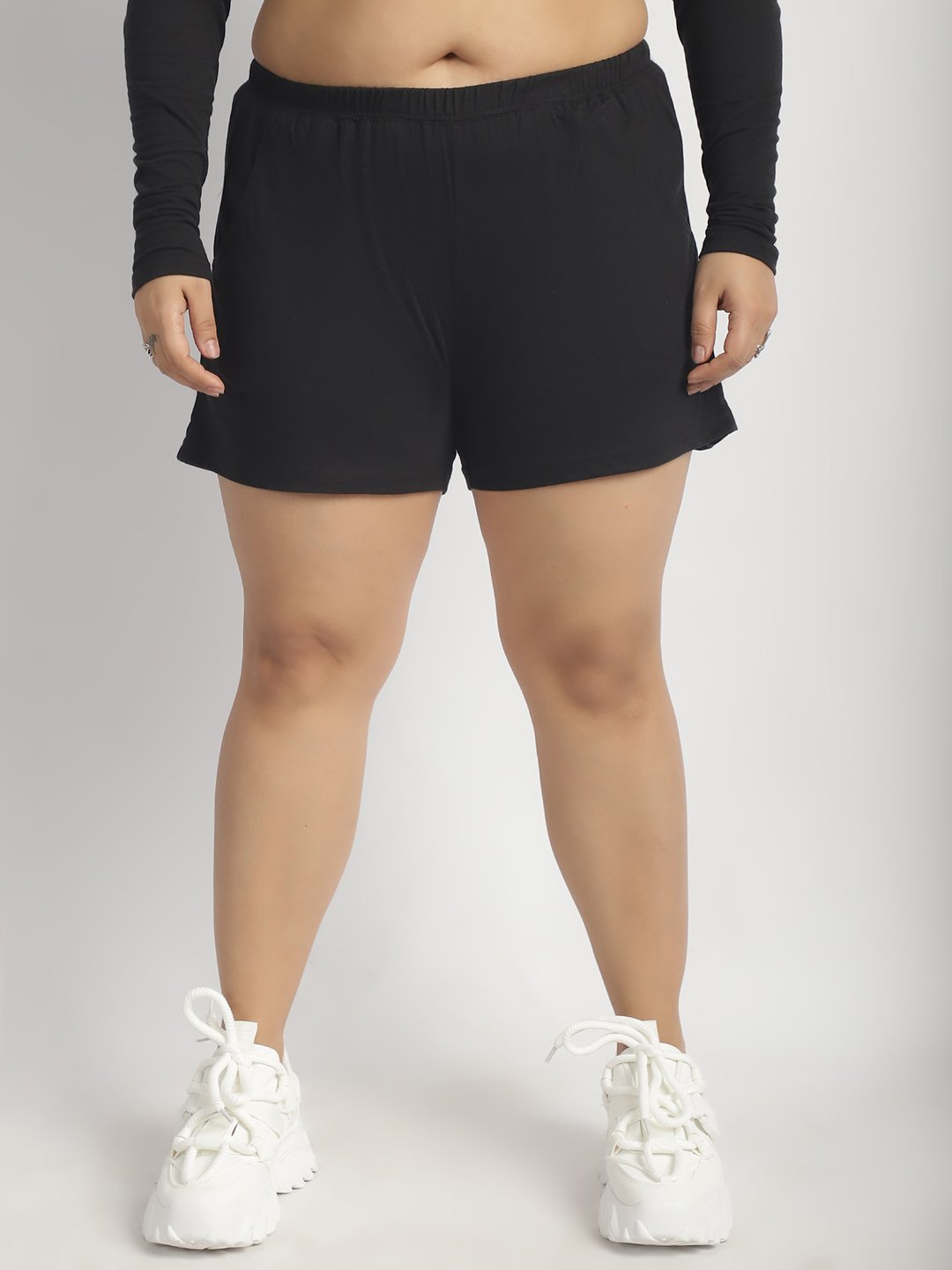 Gummylicious Biker Shorts : Black Color