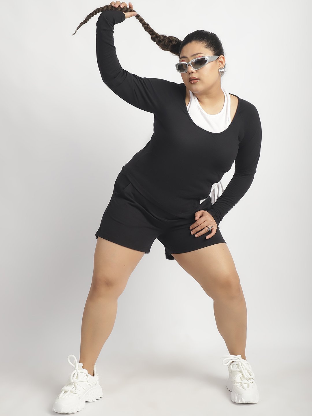 Gummylicious Biker Shorts : Black Color