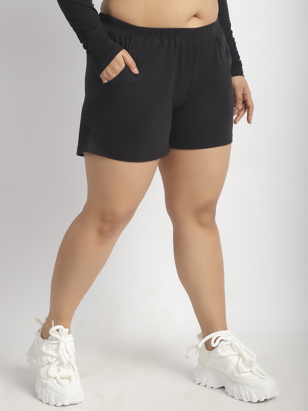 Gummylicious Biker Shorts : Black Color