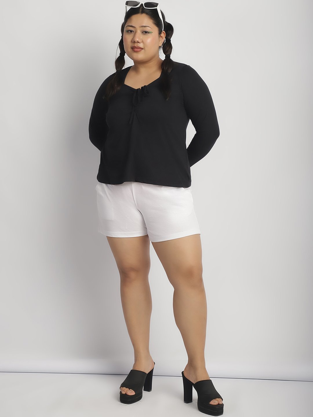 Gummylicious Biker Shorts : Black Color