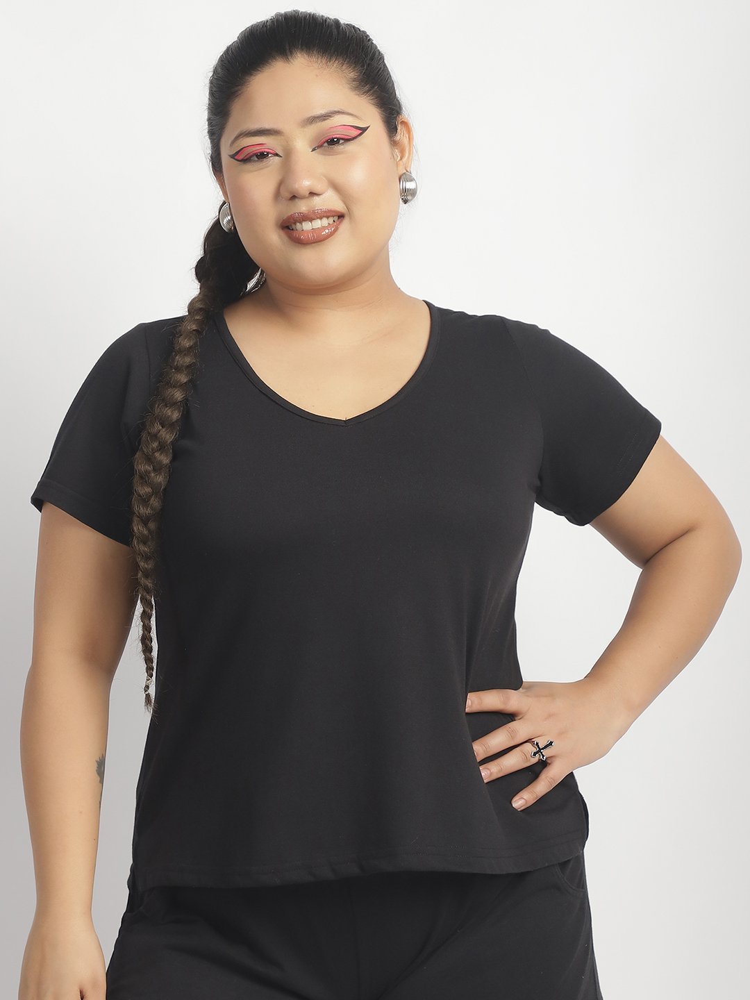 Cherry Cola Chill Tee: Black Color