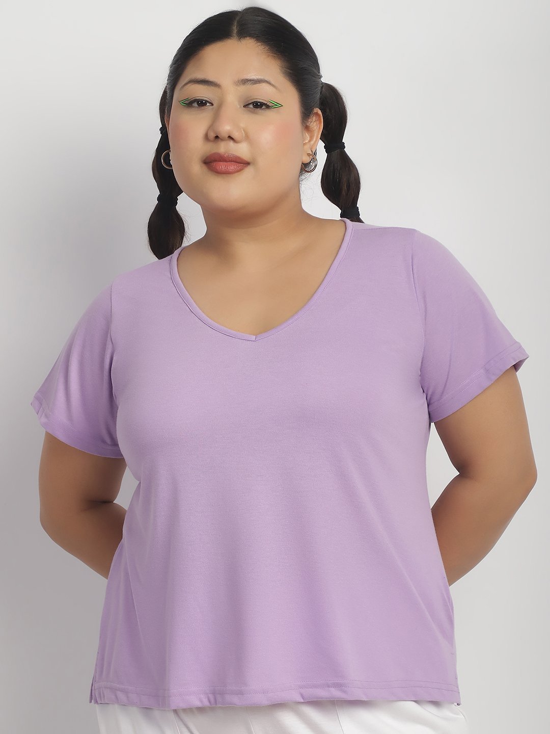 Cherry Cola Chill Tee: Lilac Color
