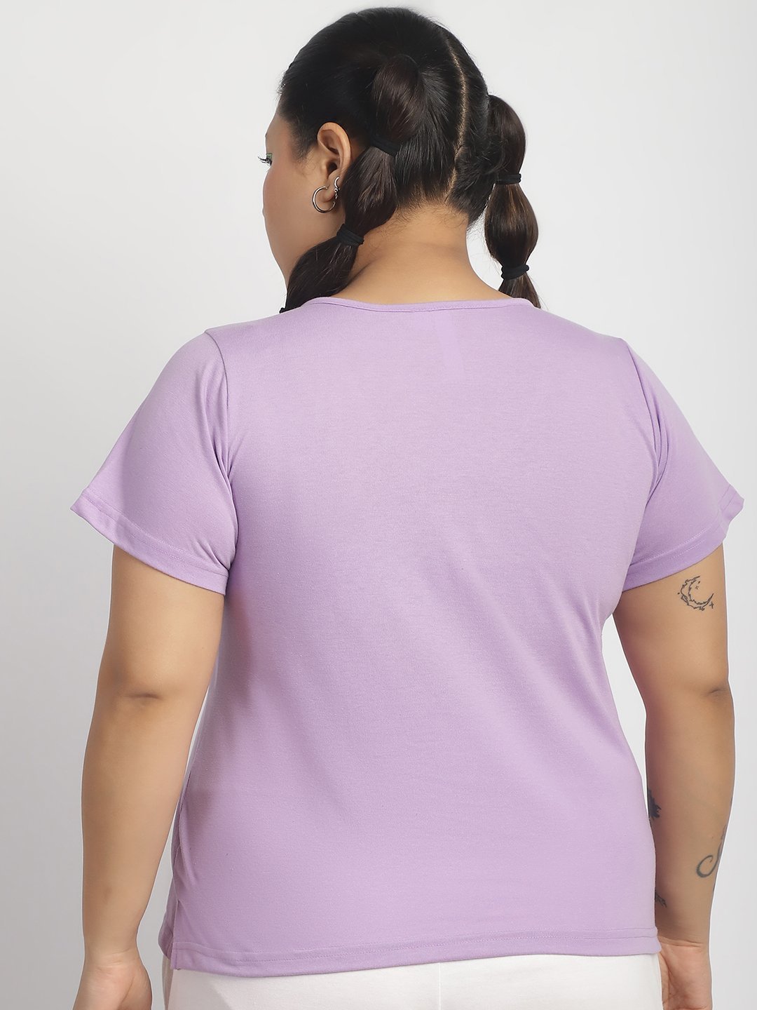 Cherry Cola Chill Tee: Lilac Color