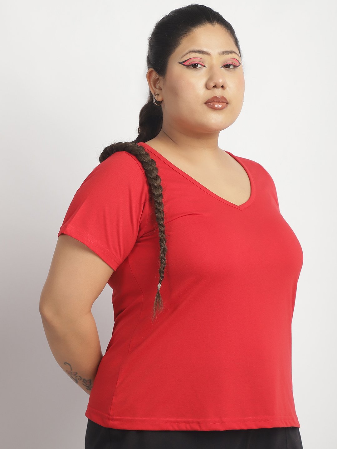 Cherry Cola Chill Tee: Red Color
