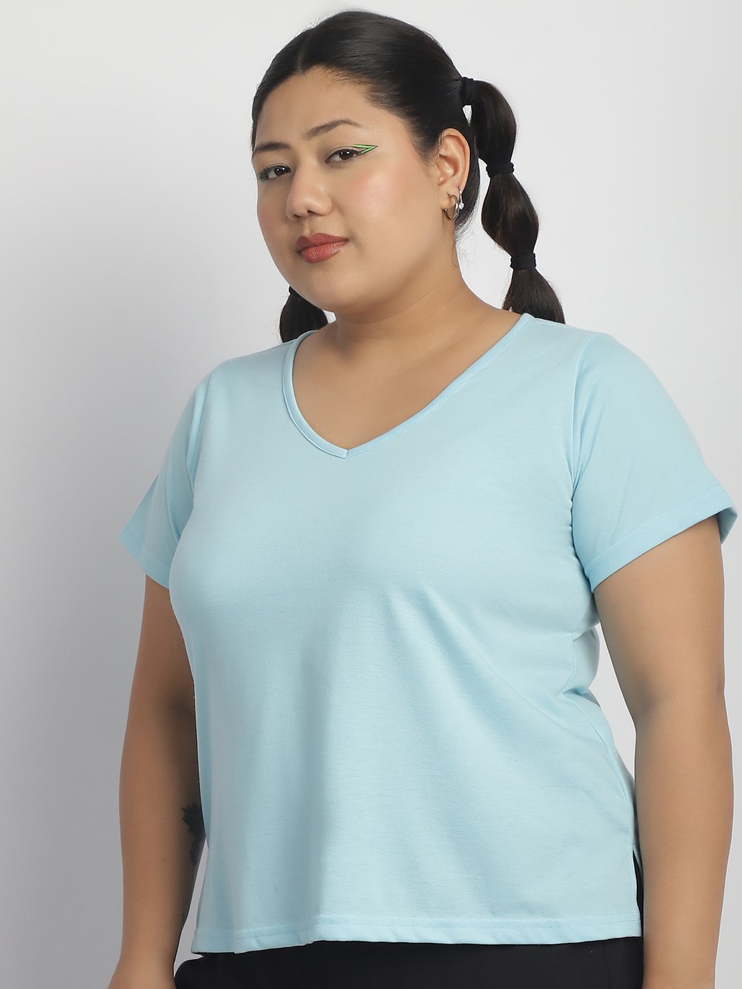 Cherry Cola Chill Tee: Sky Blue Color