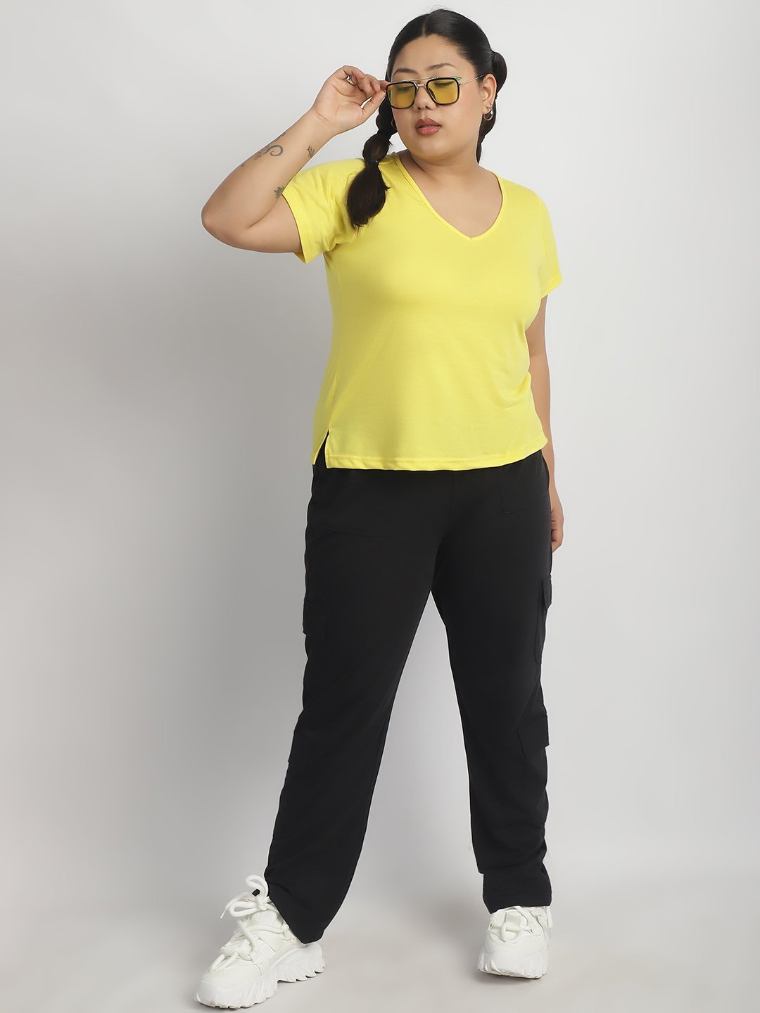 Cherry Cola Chill Tee: Yellow Color