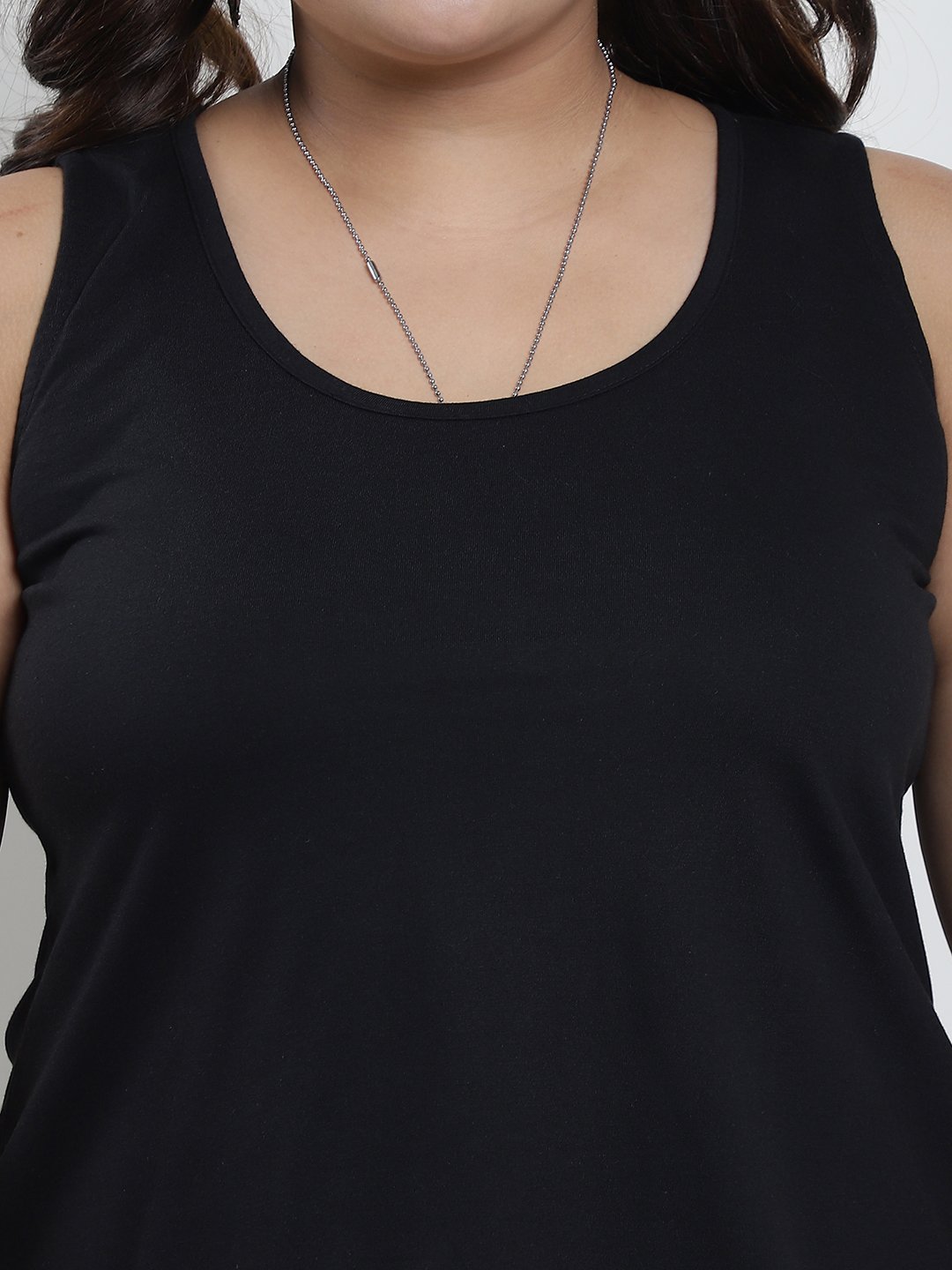 Tutti Frutti Tank Top : Black Color