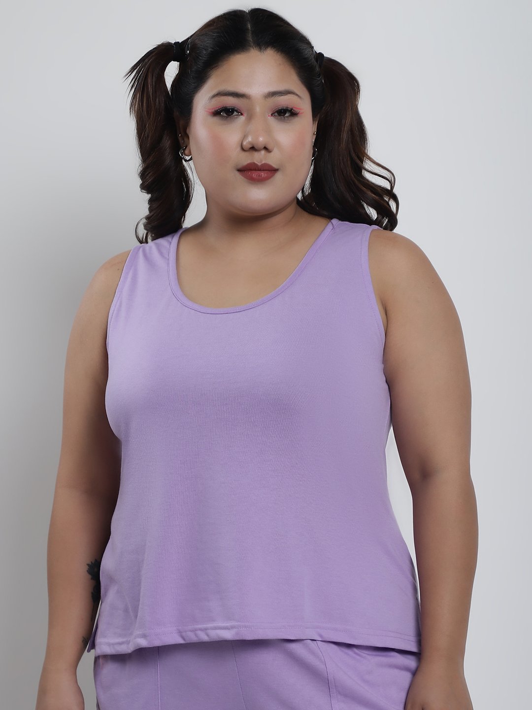 Tutti Frutti Tank Top : Lilac Color