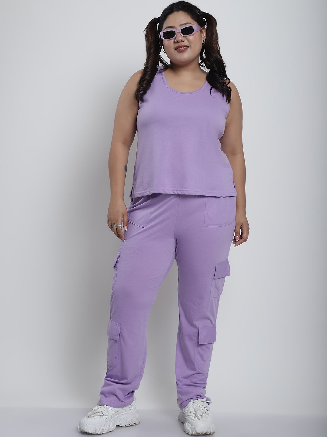 Tutti Frutti Tank Top : Lilac Color