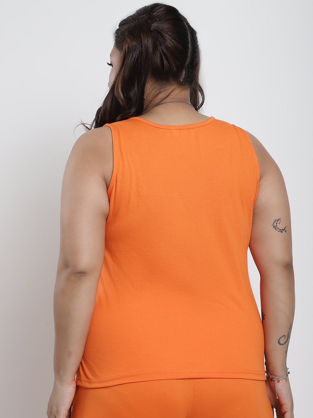 Tutti Frutti Tank Top : Orange Color