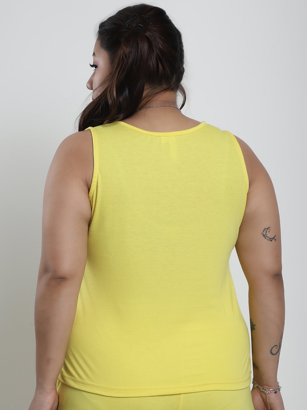 Tutti Frutti Tank Top : Yellow Color