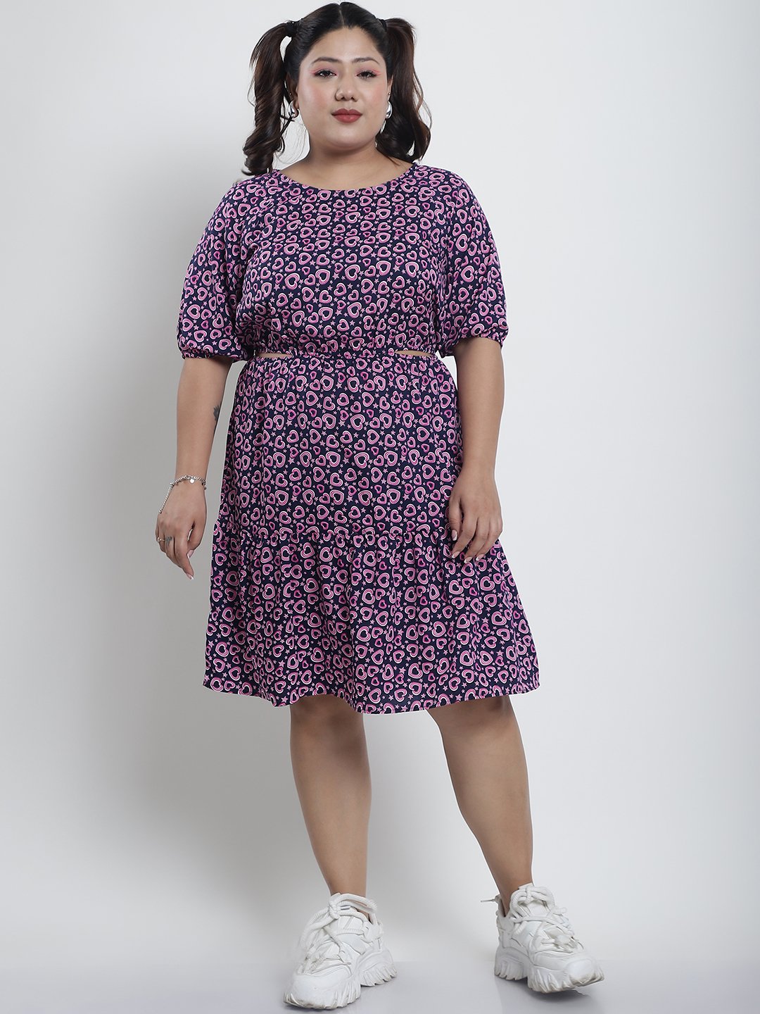 Summer Bliss Dress : HEART PRINT Color