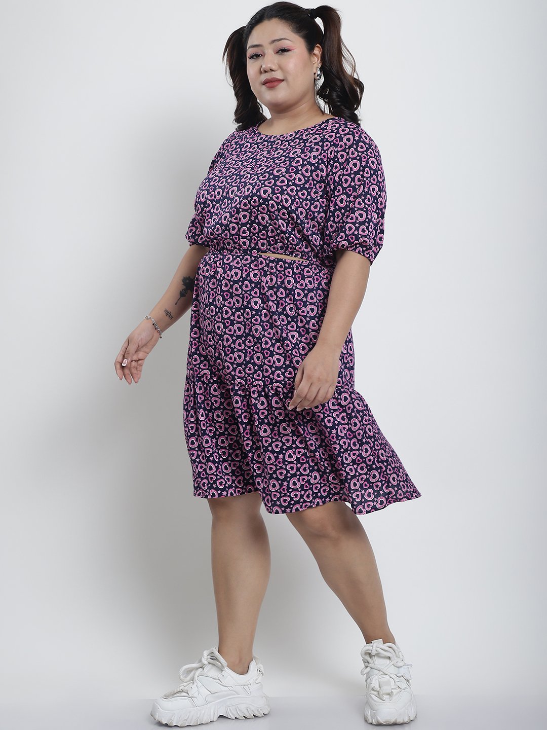 Summer Bliss Dress : HEART PRINT Color