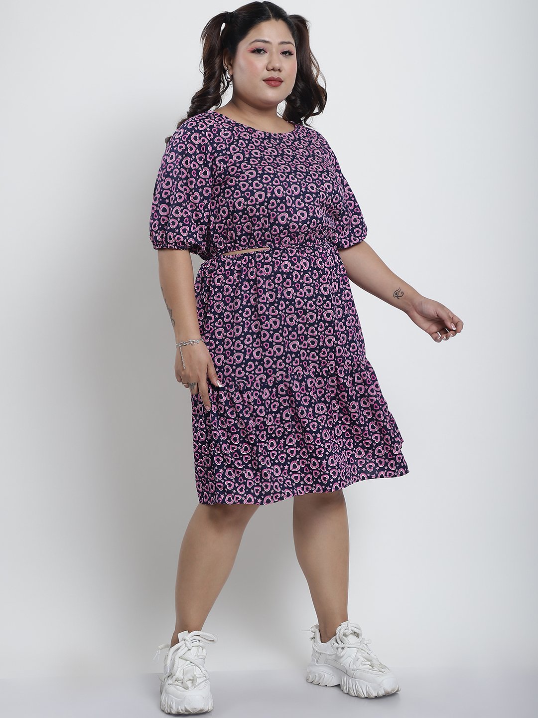 Summer Bliss Dress : HEART PRINT Color