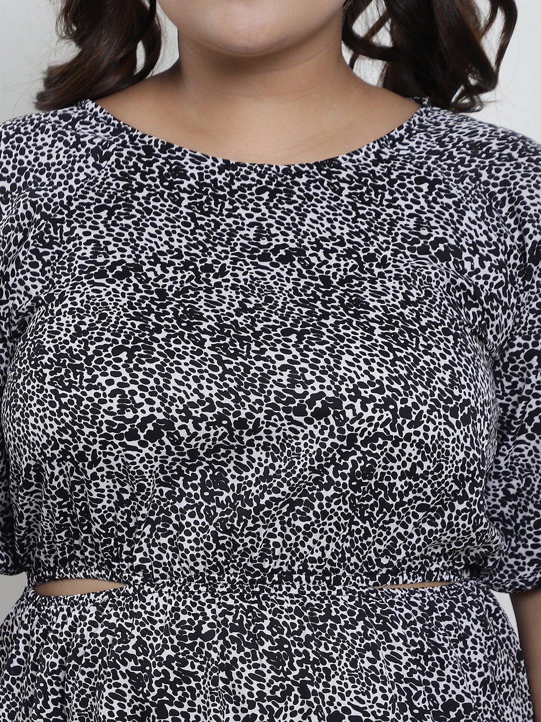 Summer Bliss Dress : B&W TIGER PRINT Color