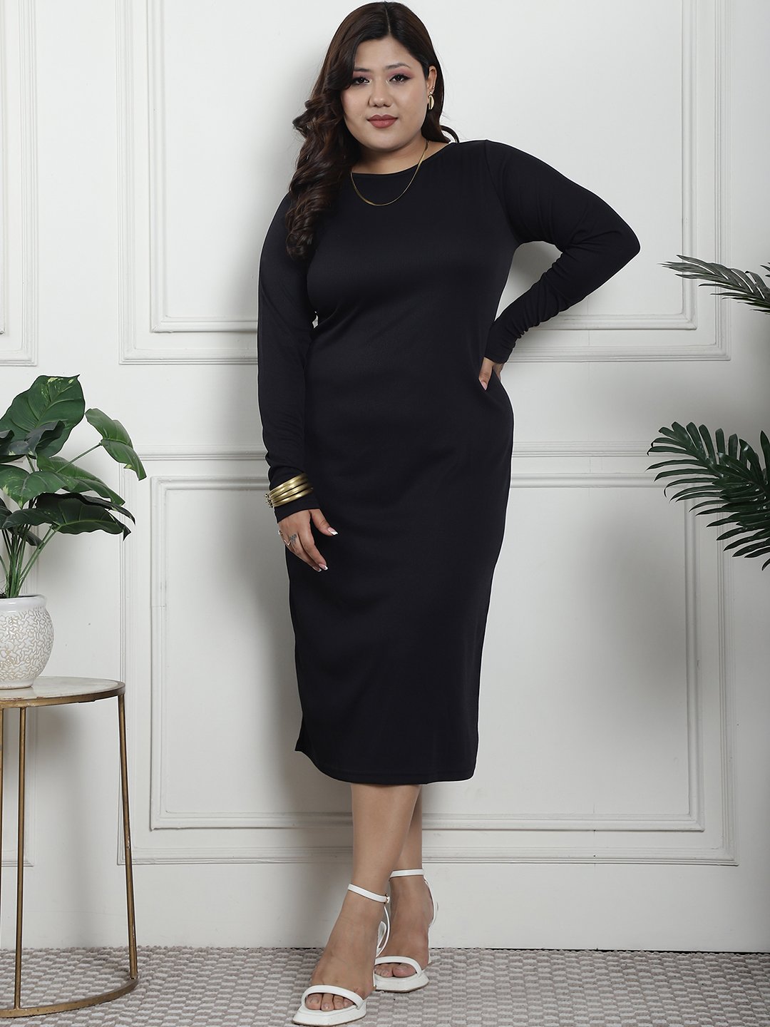 Comfort Dress : Black Color