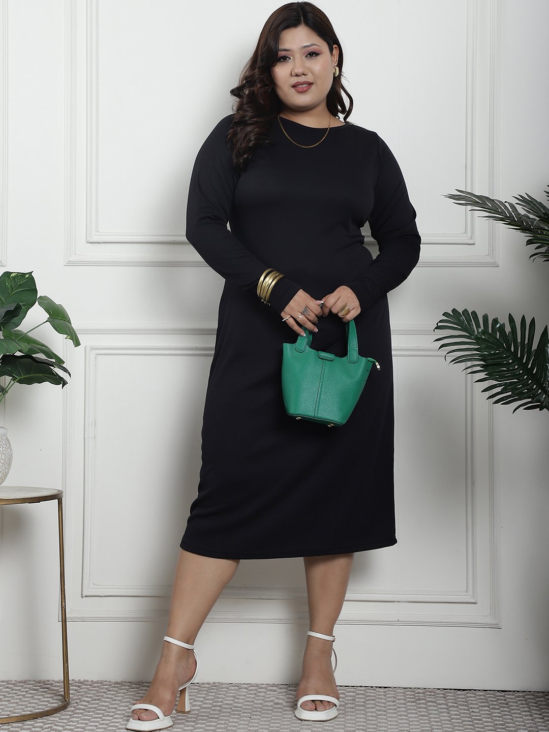 Comfort Dress : Black Color