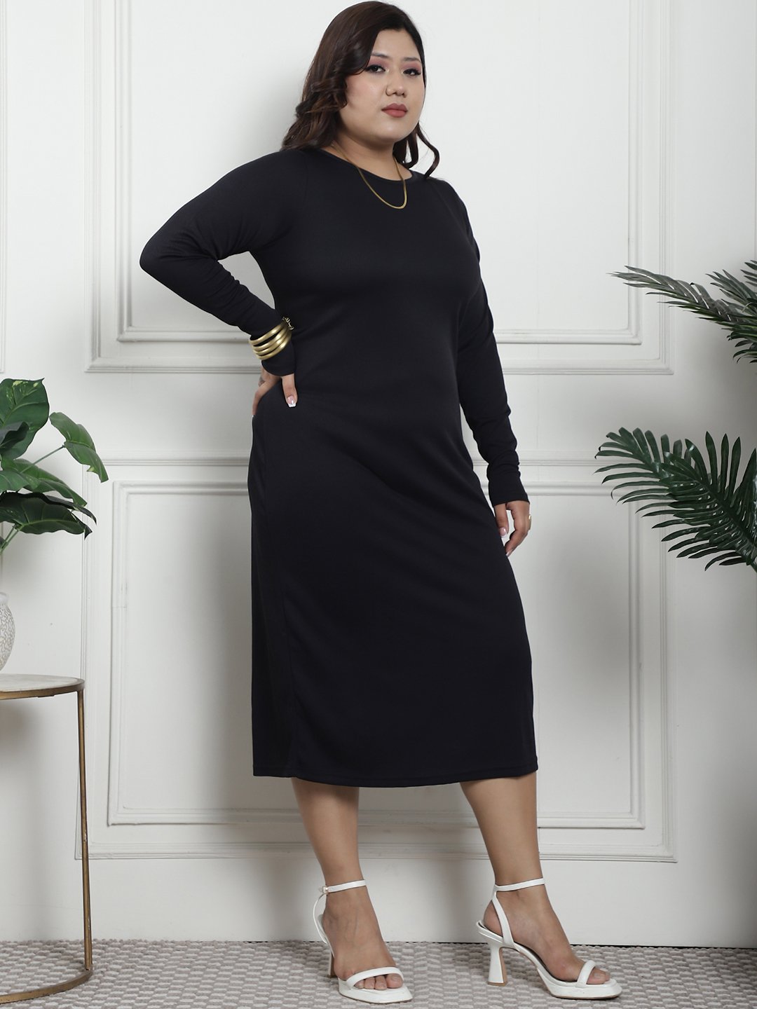 Comfort Dress : Black Color