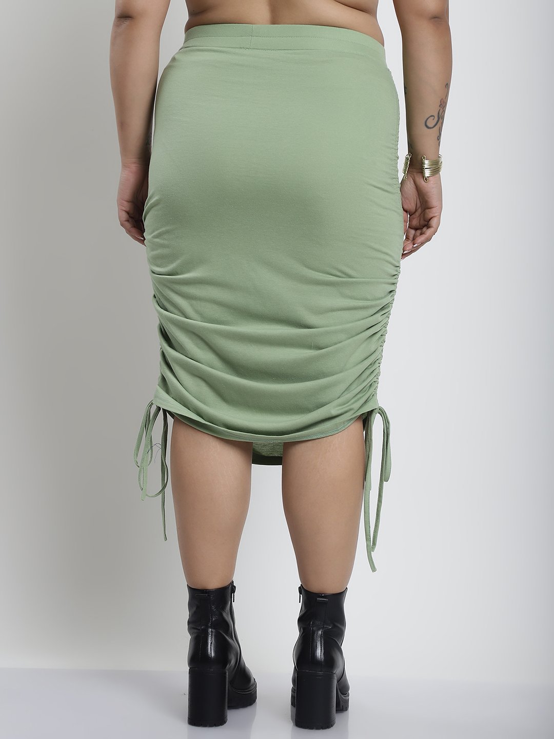 Flirt & Fun Skirt : Sage Green Color
