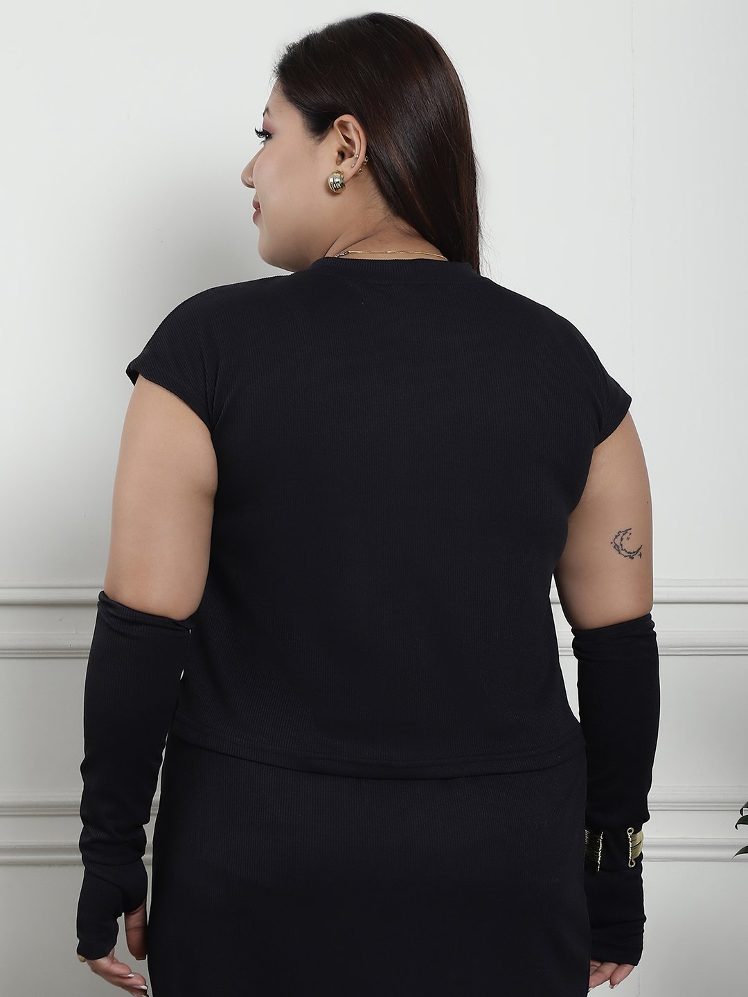 The Cool Girl Top : Black Color