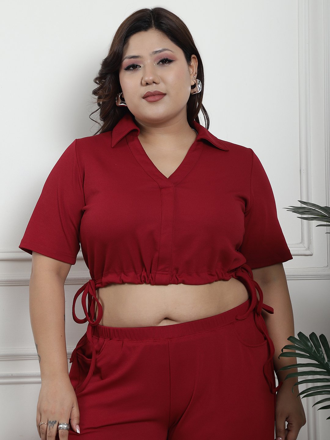 Effortless Chic Top : Maroon Color