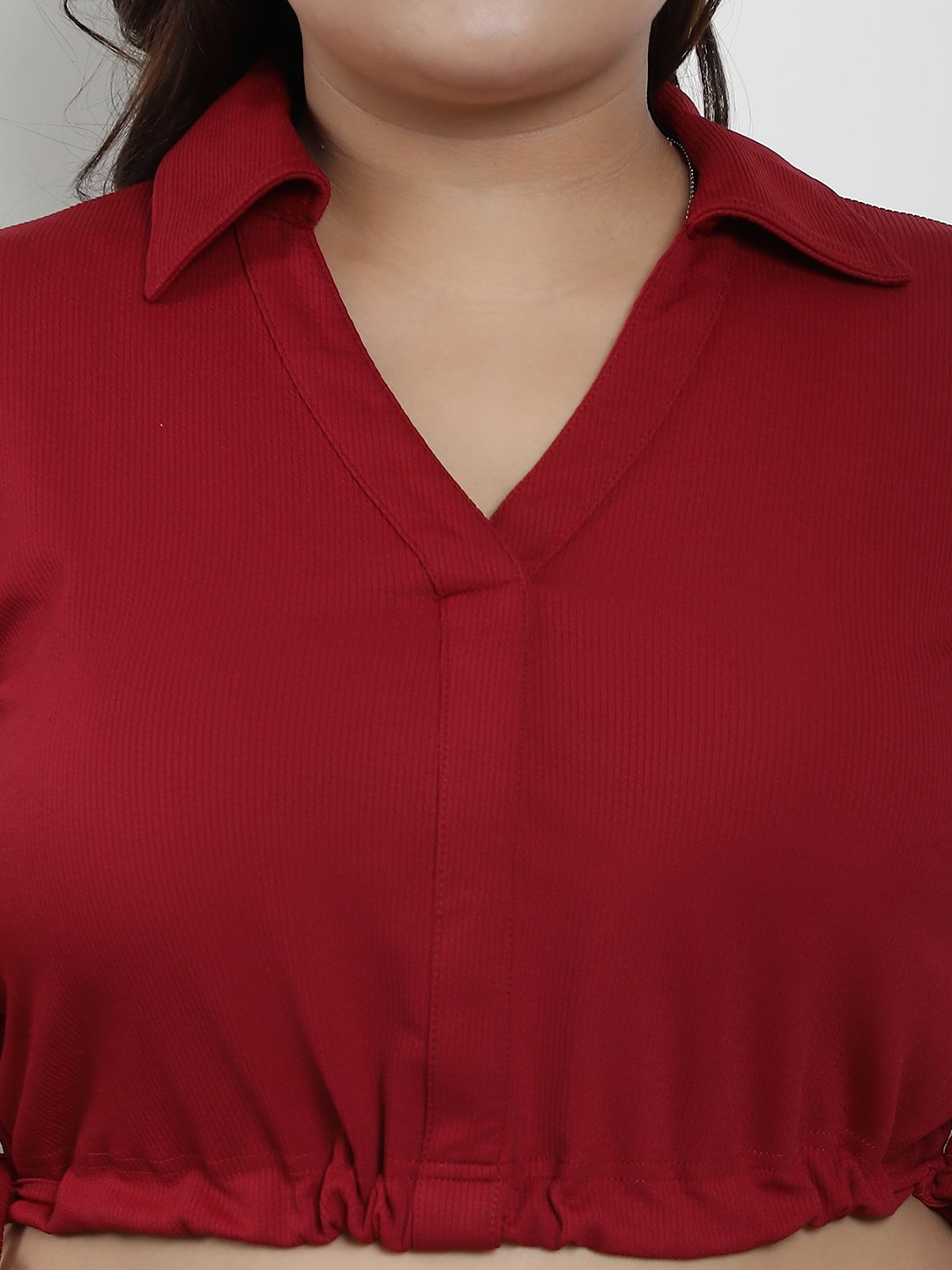 Effortless Chic Top : Maroon Color