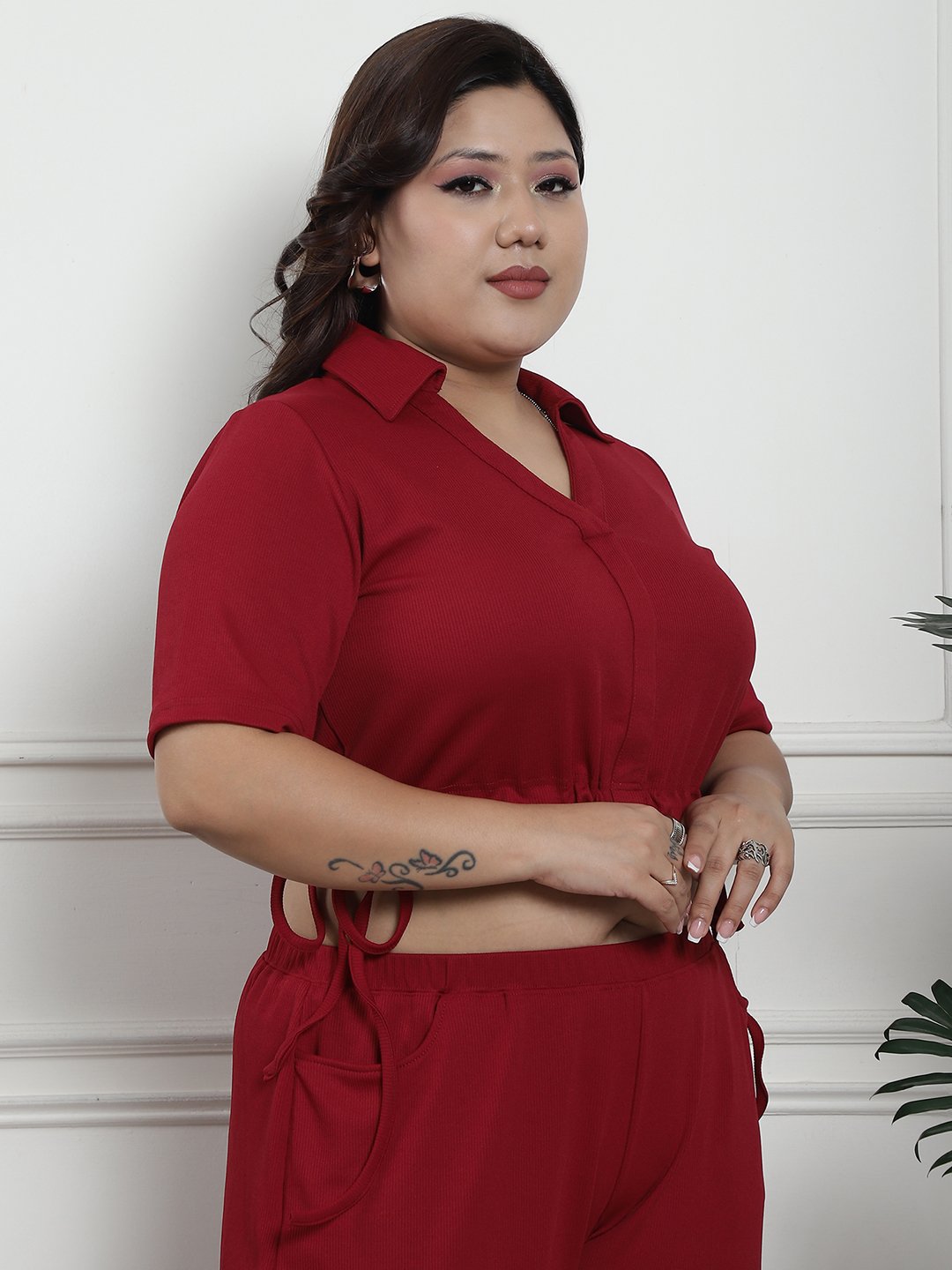 Effortless Chic Top : Maroon Color