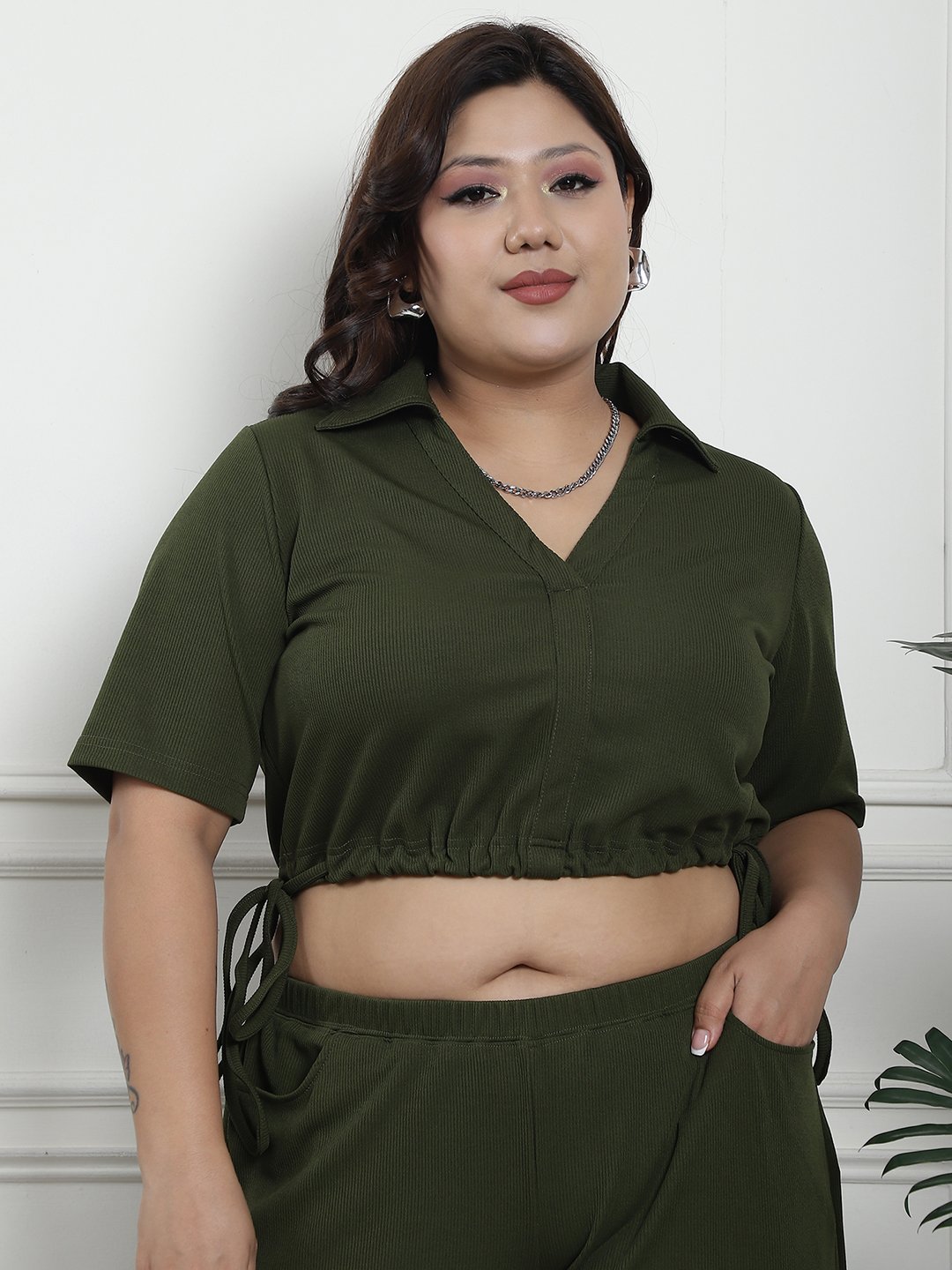 Effortless Chic Top : Olive Color