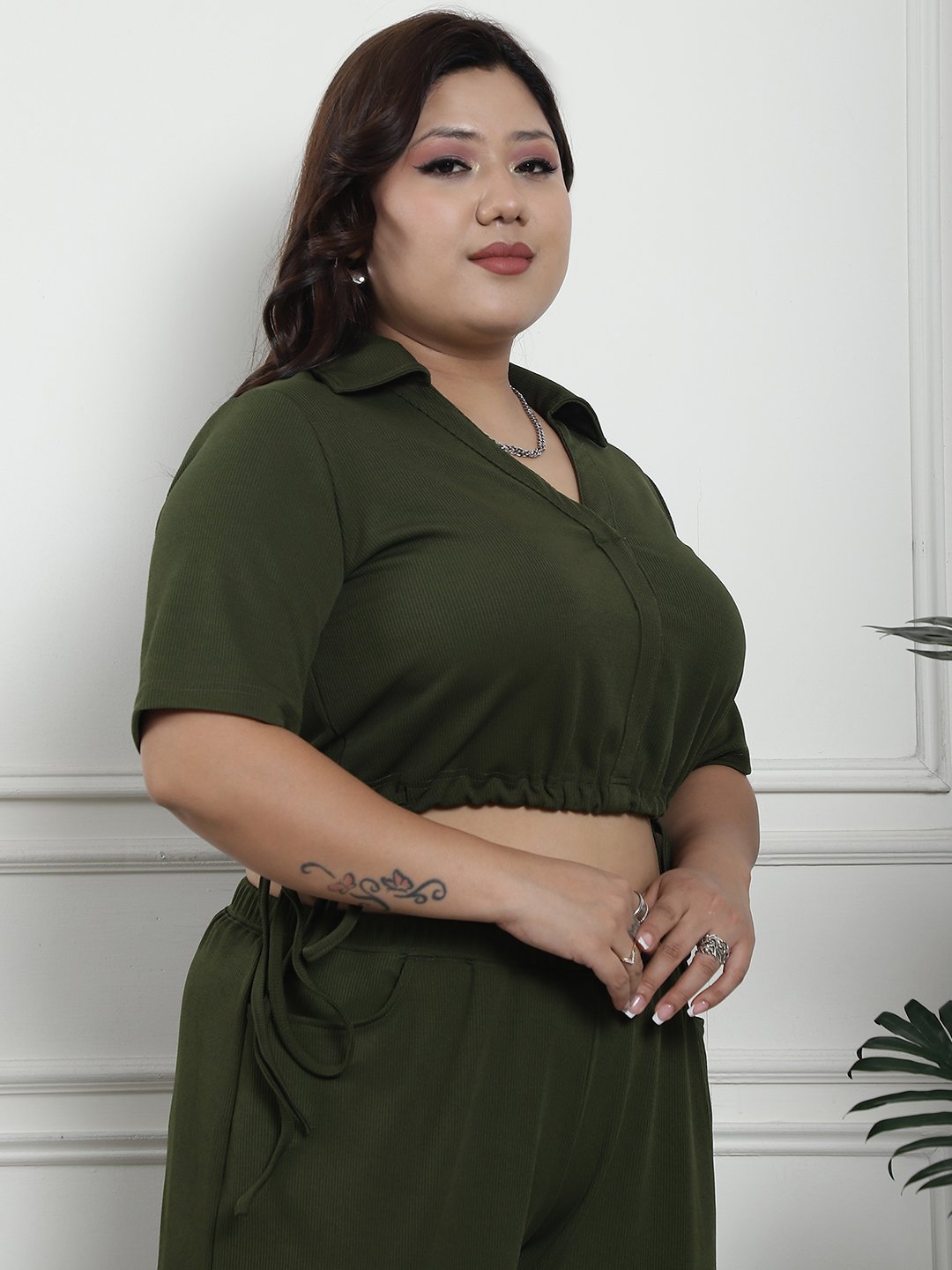 Effortless Chic Top : Olive Color
