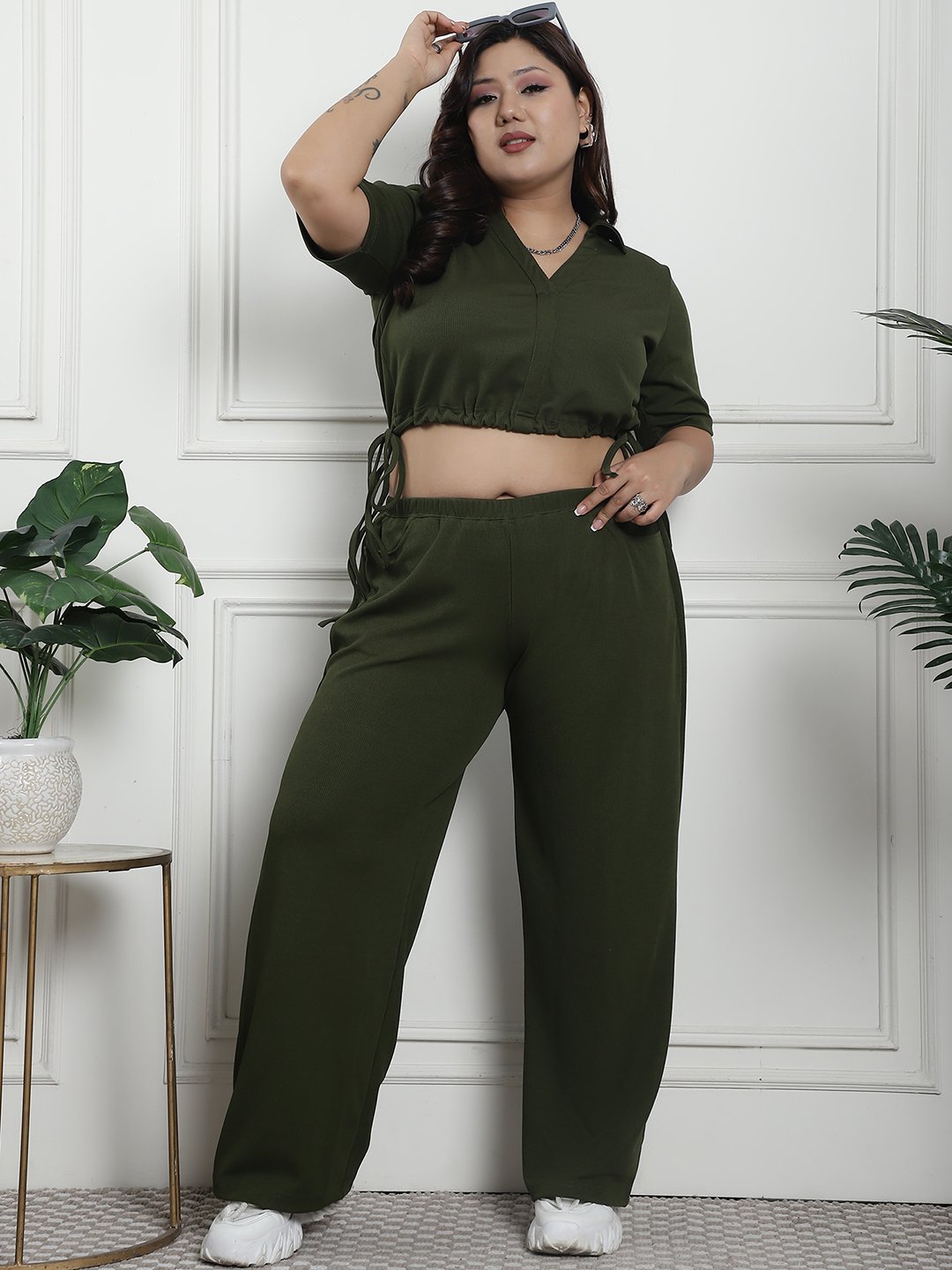 Effortless Chic Top : Olive Color