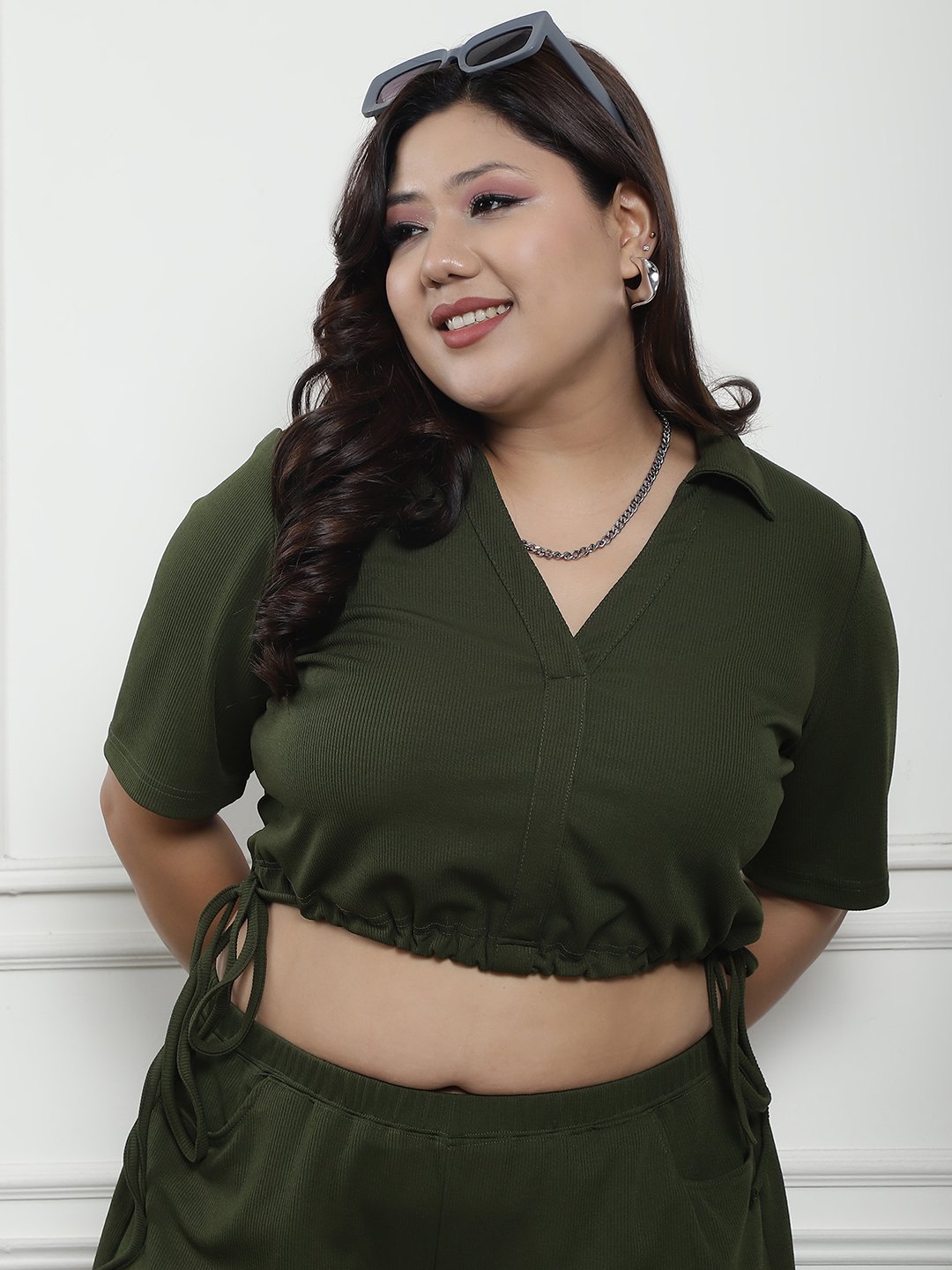 Effortless Chic Top : Olive Color