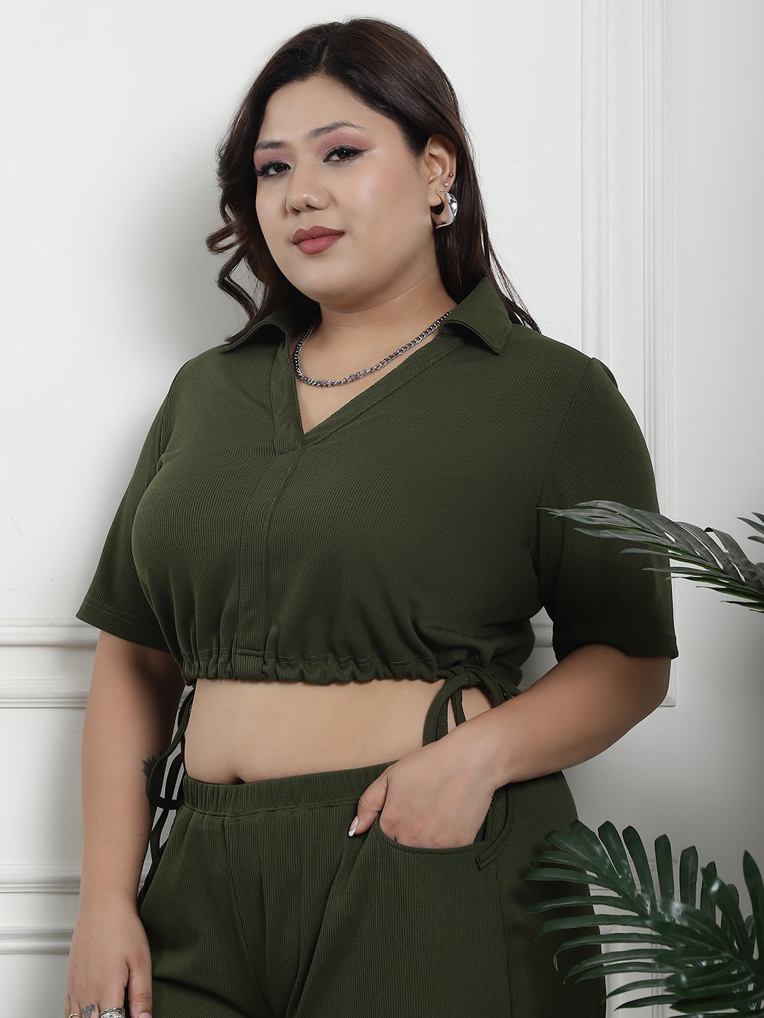 Effortless Chic Top : Olive Color