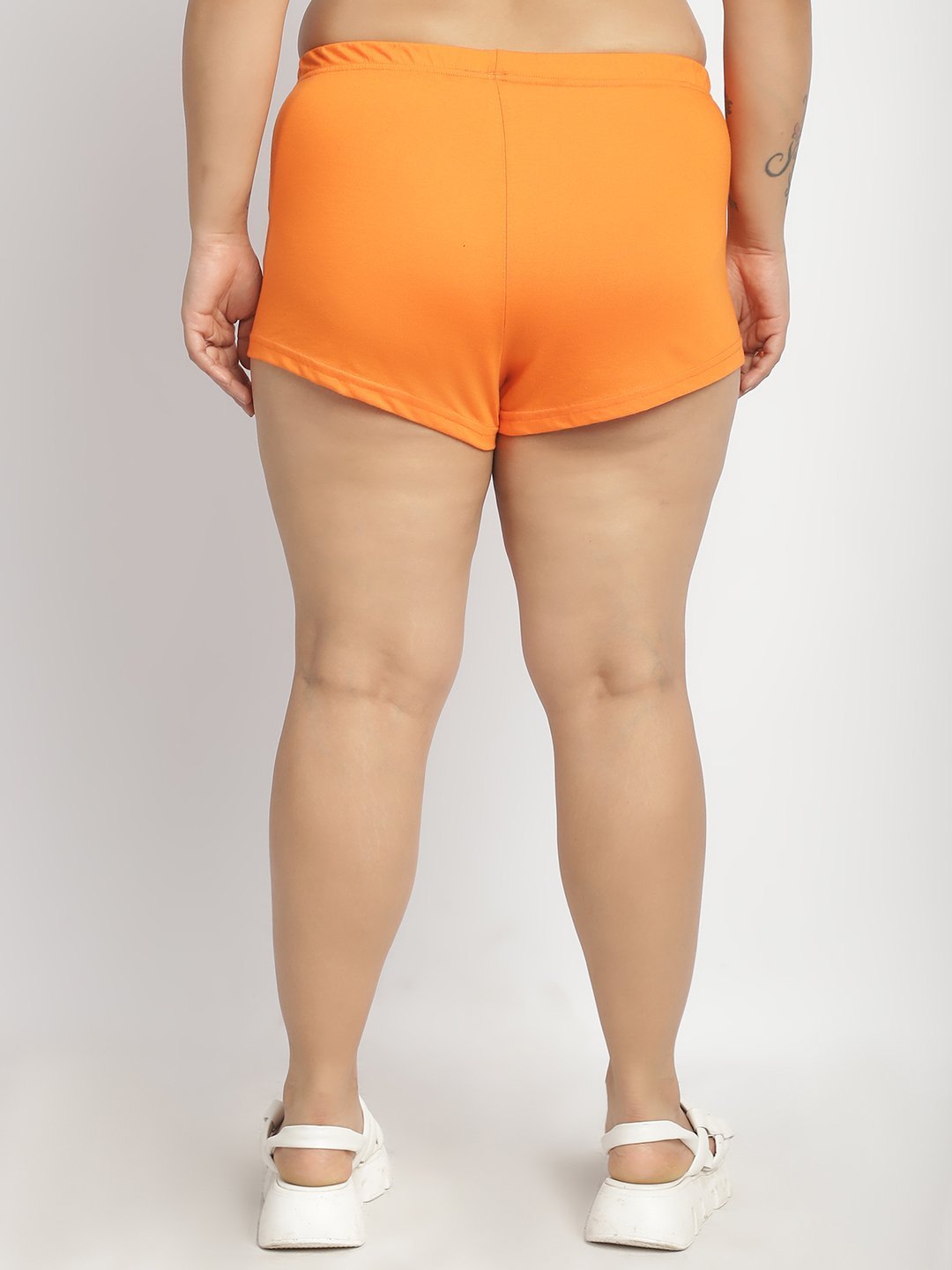 Cherry Pop Booty Shorts : Orange Color