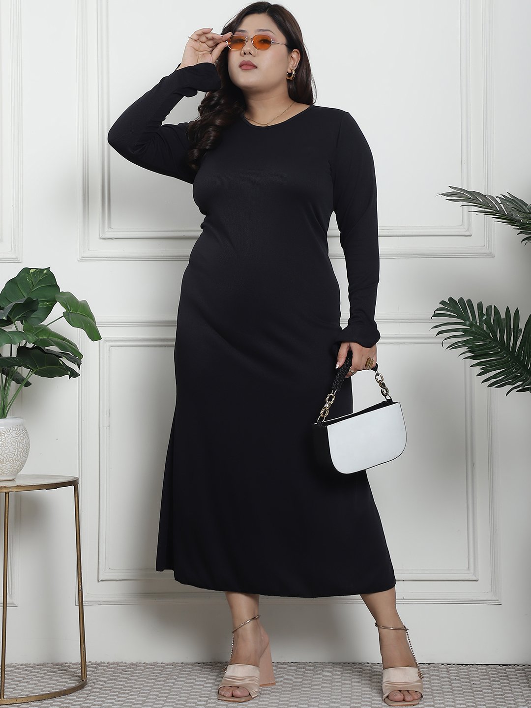 Luxe Maxi Dress : Black Color