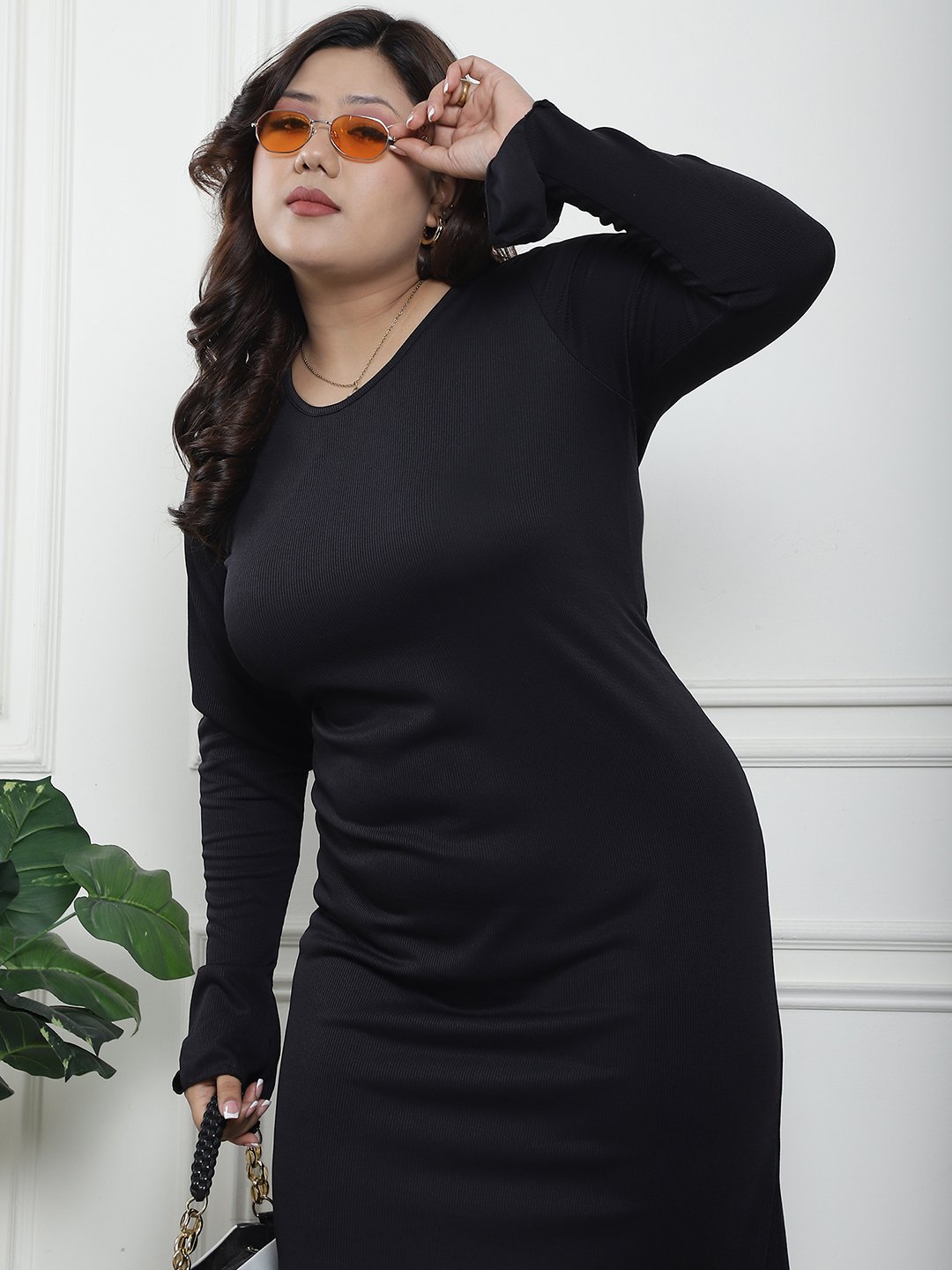 Luxe Maxi Dress : Black Color