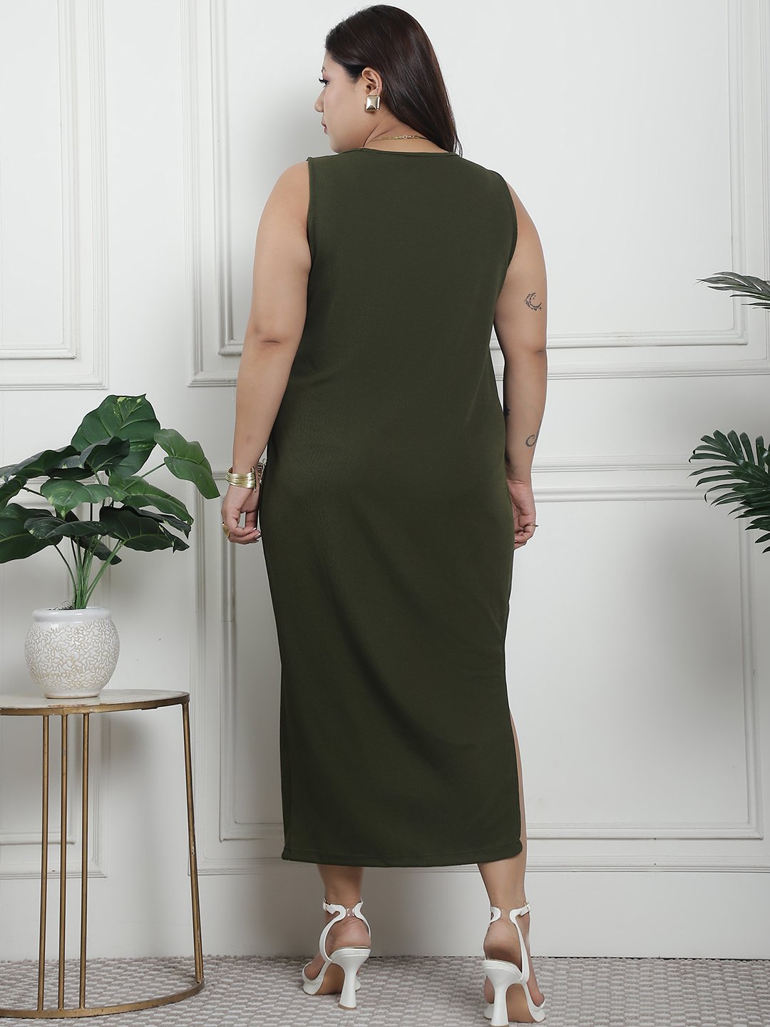 Summer Breeze Dress : Olive Color