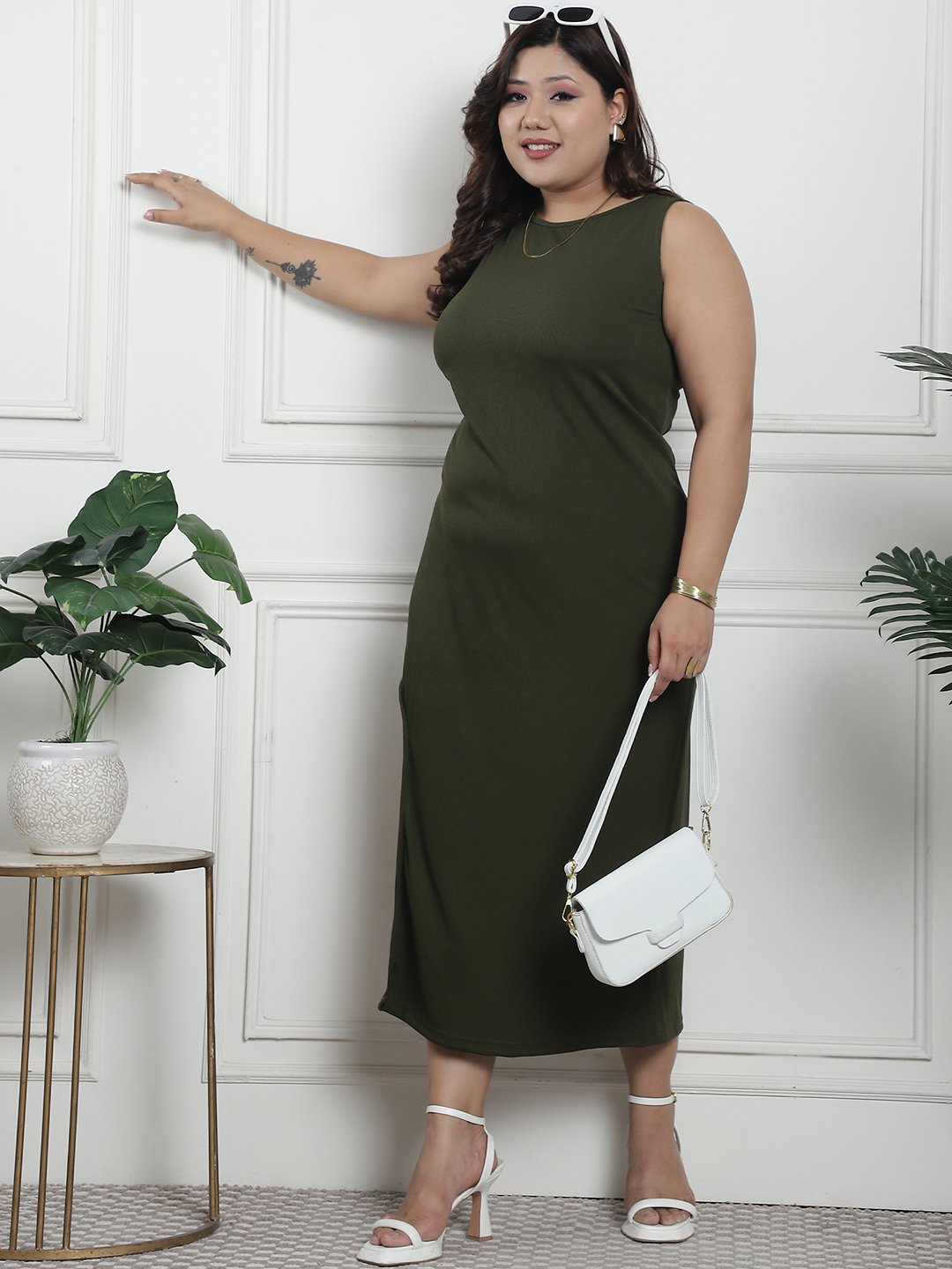 Summer Breeze Dress : Olive Color