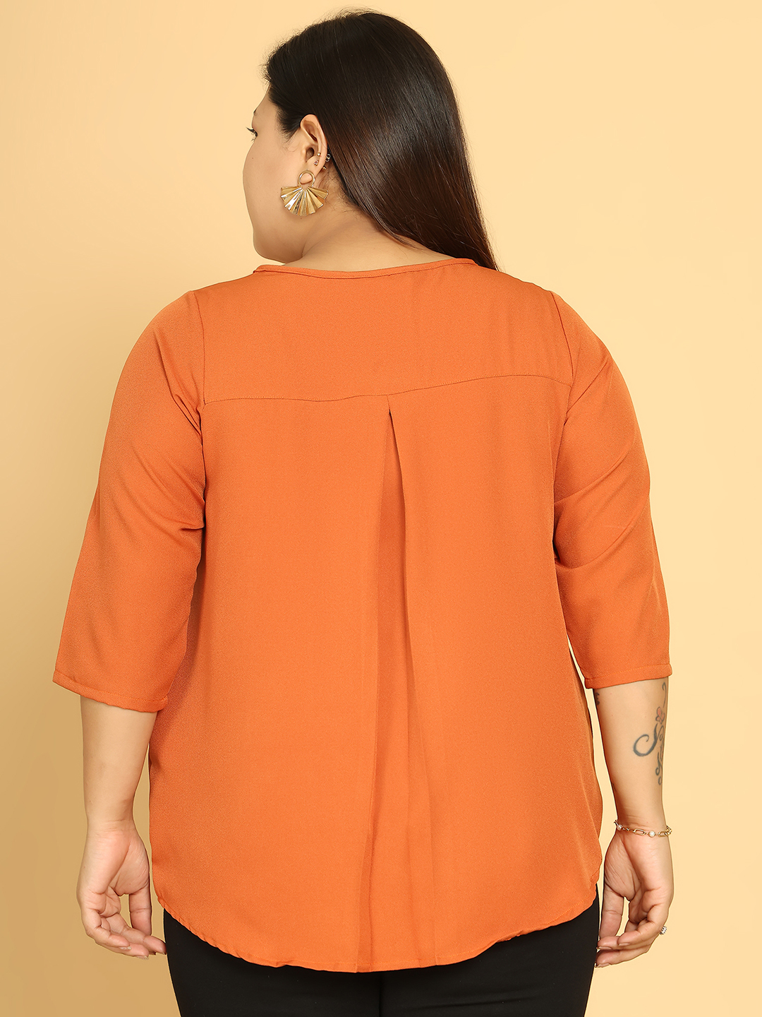 Square Affair Rust Top