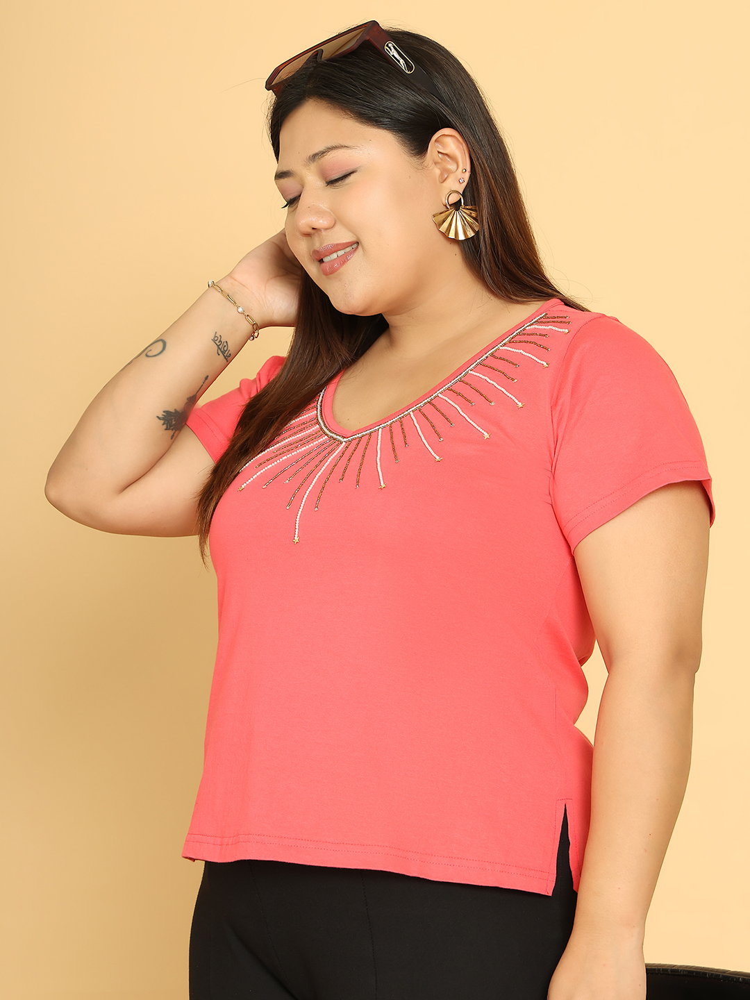 Sunbeam Soiré Peach Top